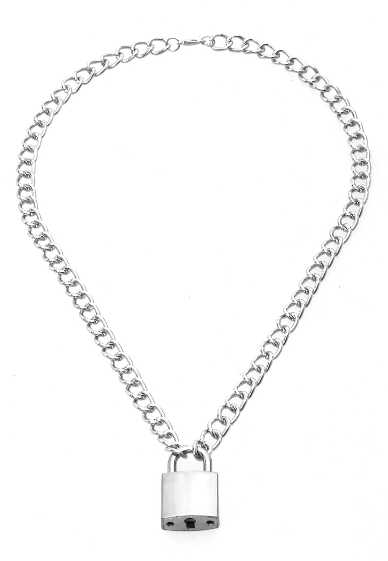 Hamlin Ainsley Aksesoris Fashion Kalung Pria Wanita Necklace Tali Rantai Liontin Gembok Material All