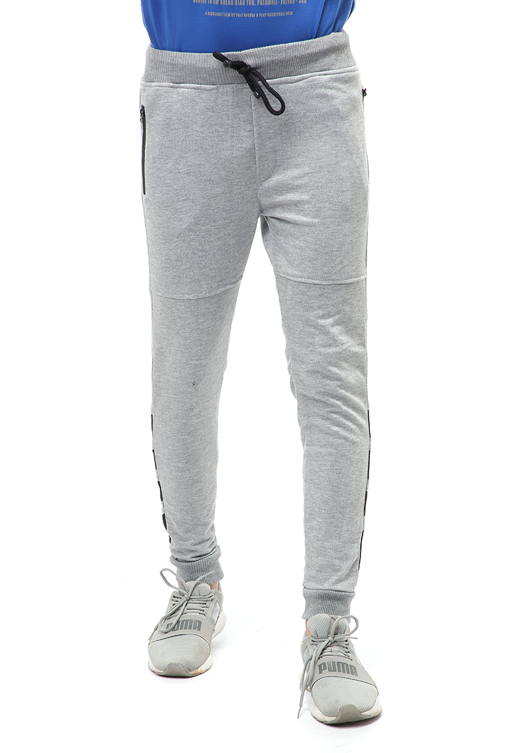 Hamlin Locko Long Pants Celana Jogger Training Pria Material Cotton ORIGINAL - Gray