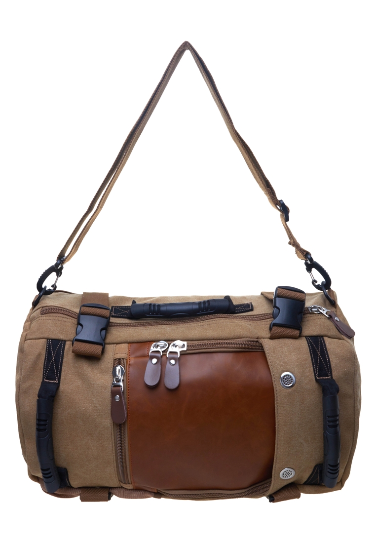 Hamlin Victor Tas Ransel Pria Duffel Backpack Camping Travel Big Compartment Material Kanvas ORIGINA