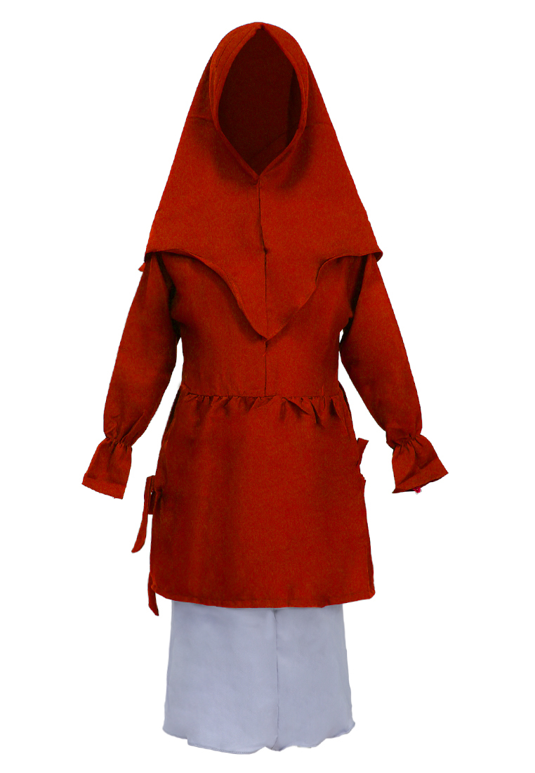 Hamlin Jourell Setelan Gamis Anak Wanita Motif Polos Kids One Set Material Moscrepe ORIGINAL - Maroo