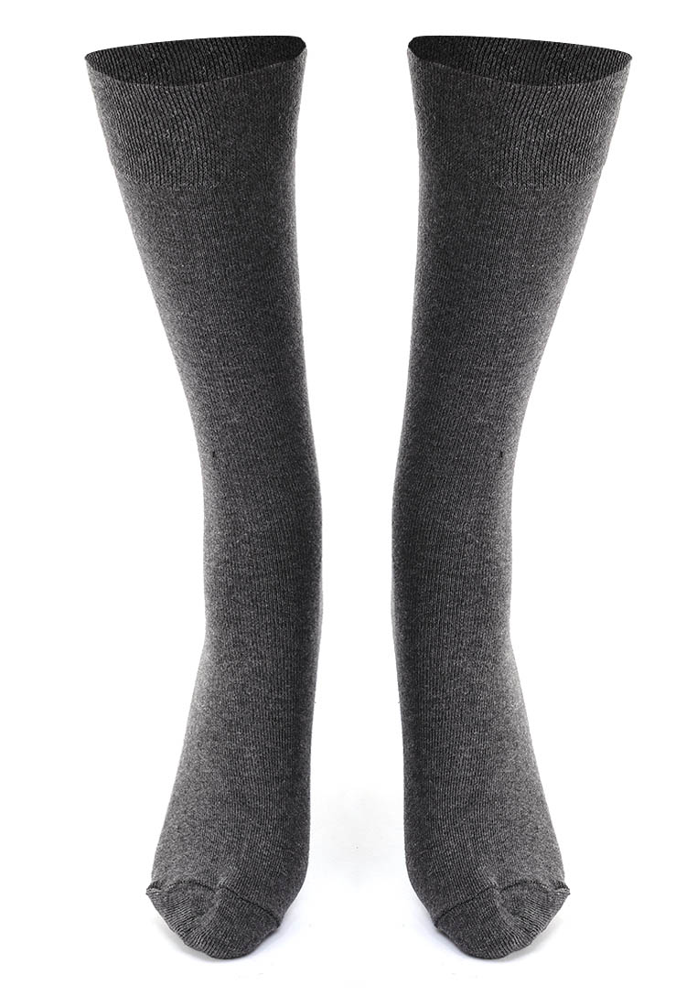Hamlin Seish Kaos Kaki Panjang Pria Wanita Pliable Stocking Footwear Material Cotton ORIGINAL - Grey
