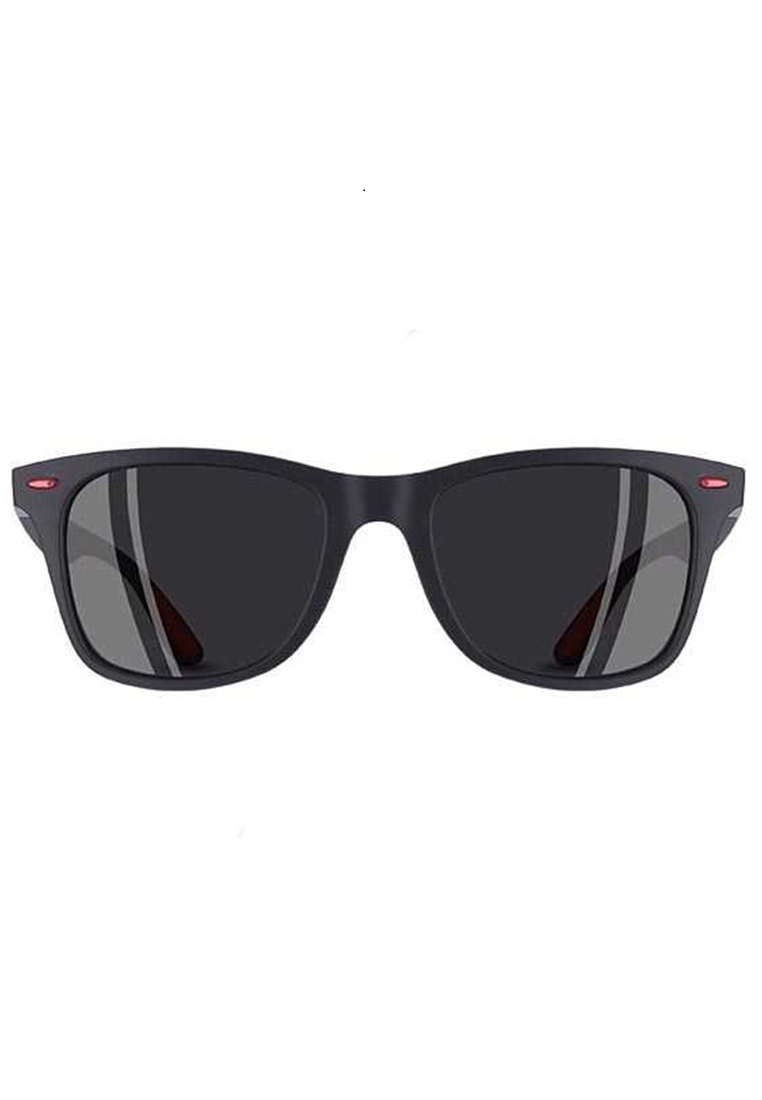 Hamlin Adkins Kacamata Pria Wayfarer Polarized Sunglasses Material Polarized Lens ORIGINAL - Gray