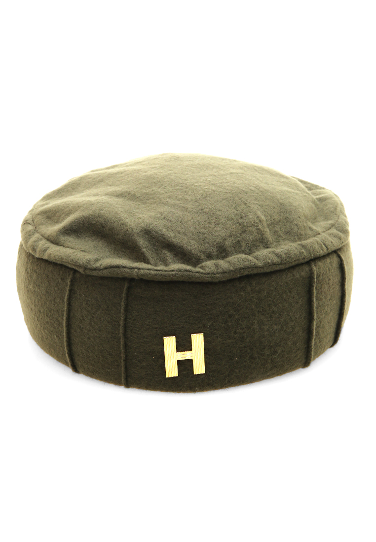 Hamlin Kai Topi Peci Polos Pria Simple Design Material Plece ORIGINAL - Army