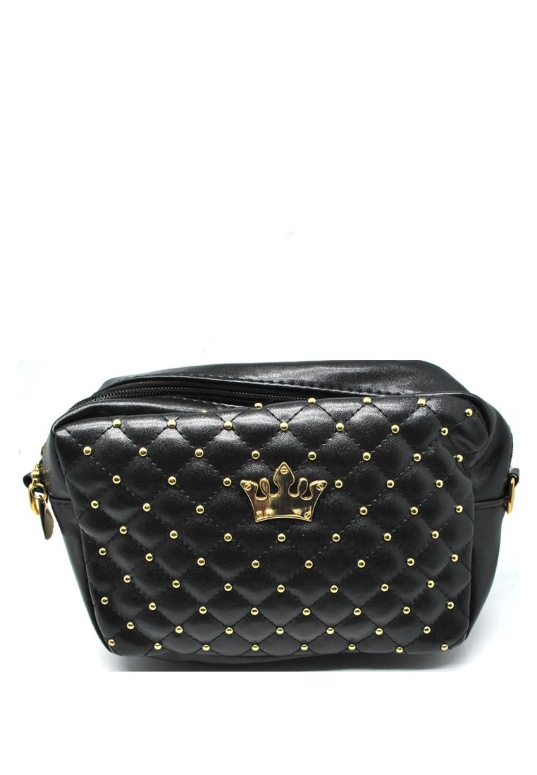 Hamlin Werlyn Slingbag Tas Selempang Wanita Derek Lam Model Rivet Large Compartment Material Leather
