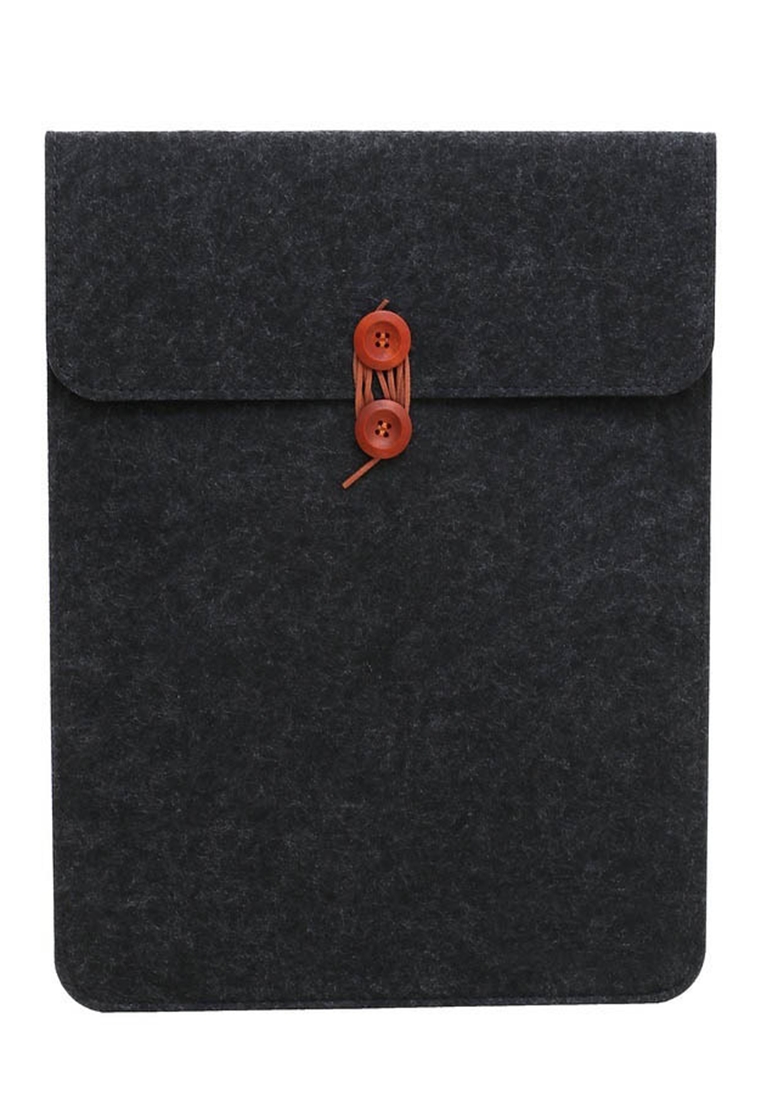 Hamlin Quenty Felt Button Style Sleeve Case Laptop Ultrabook Compability 12 Inch Material Wool ORIGI