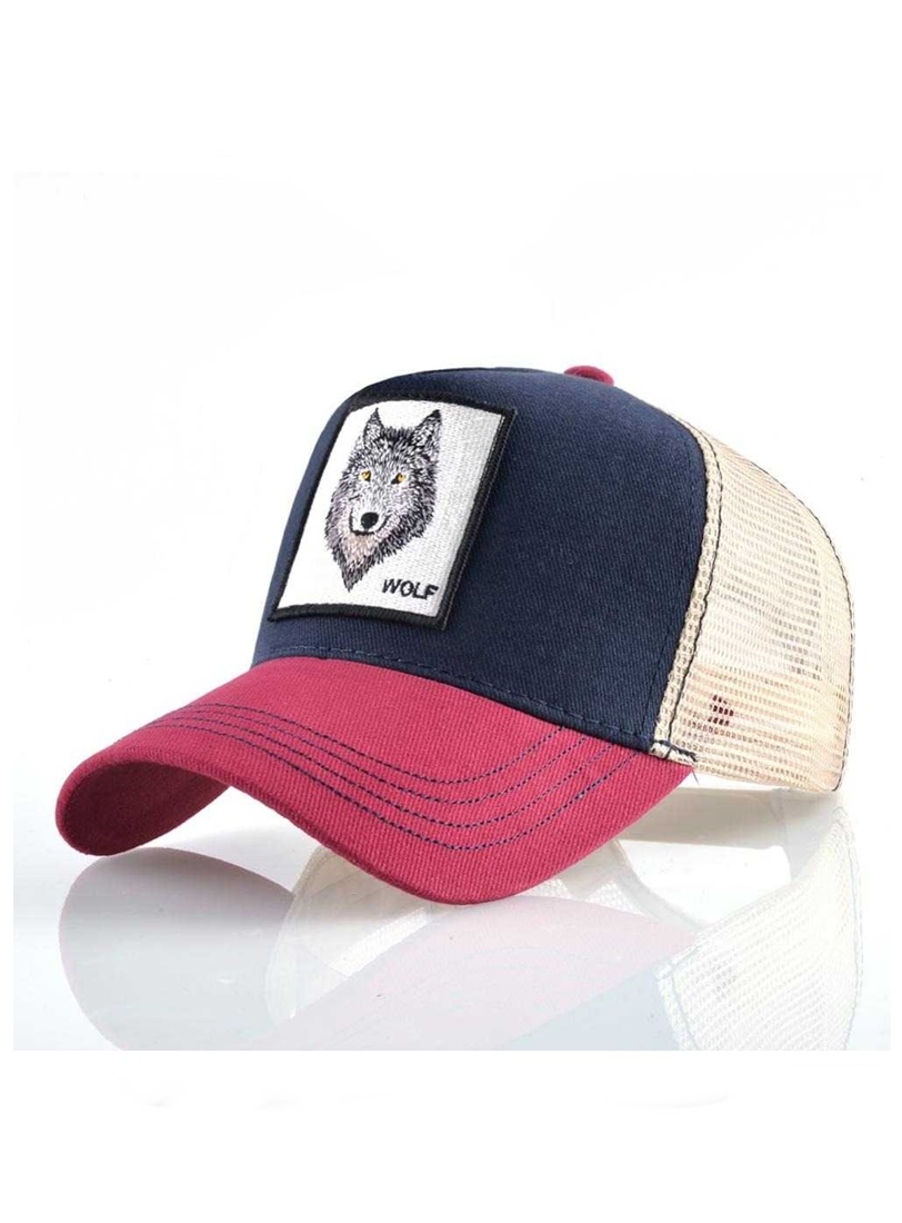 Hamlin Onds Topi Trucker Baseball Wolf Unisex Quick Drying Mesh Uniqe Design Material Cotton ORIGINA