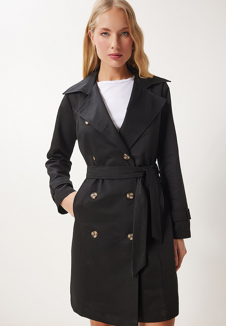 Happiness Istanbul Double-Breasted Trench Coat