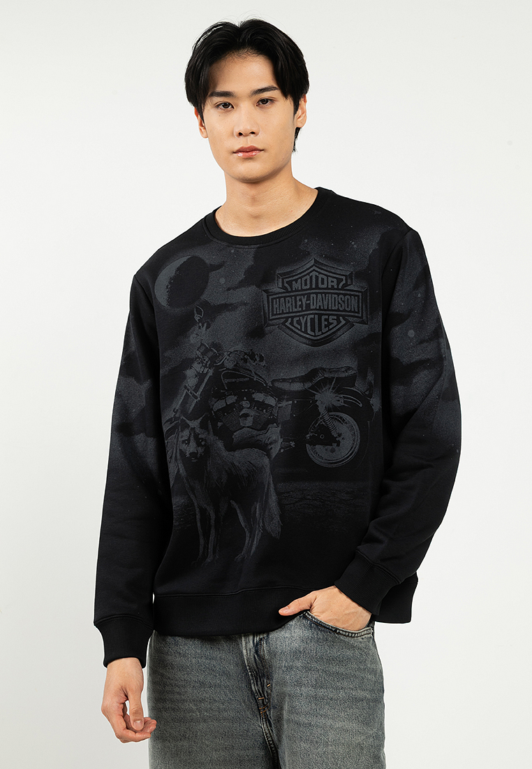 Harley Davidson Harley-Davidson® Lone Wolf Lowrider Crewneck