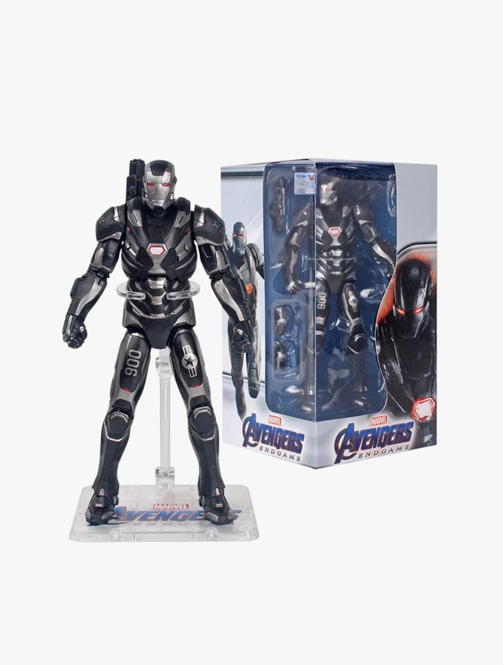 HASBRO Marvel ZD Toys New War Machine Plastic Holder - ZDT1904-03