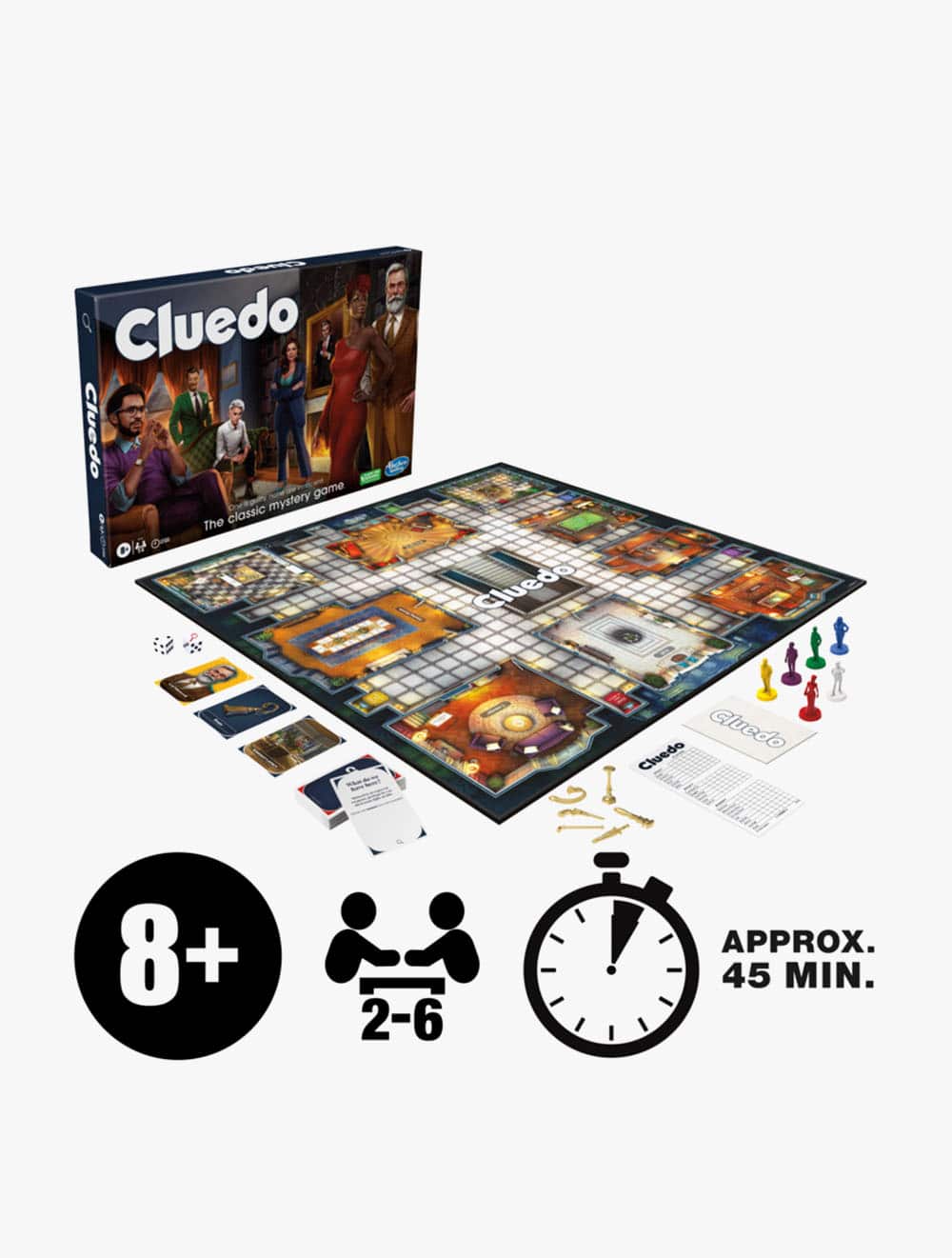 HASBRO Clue Board Game - GSSF6420 - Multicolor