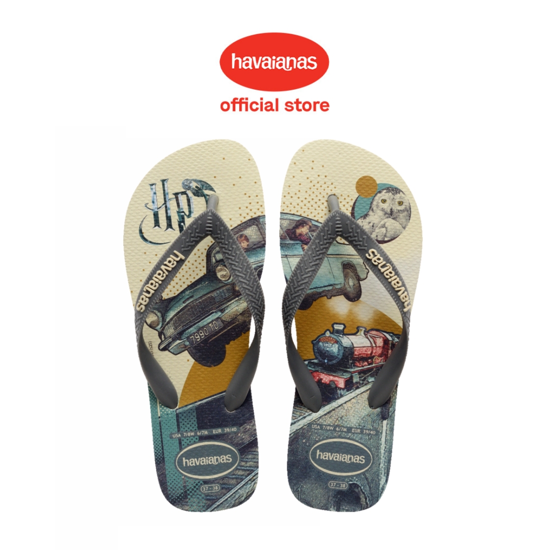 HAVAIANAS [ONLINE EXCLUSIVE] Havaianas 7469 - Harry Potter Beige/Gray Steel - Sandal Pria