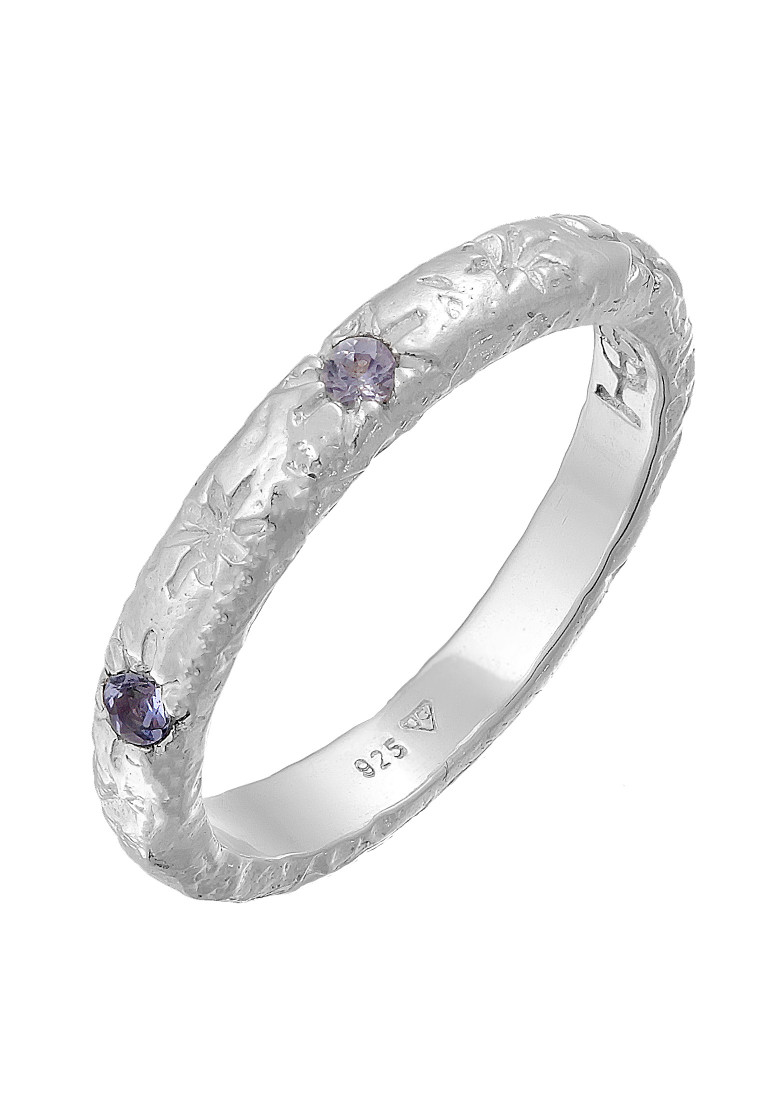 Haze & Glory Cincin Ring Perak 925 Wanita Tanzanite Vintage Mewah