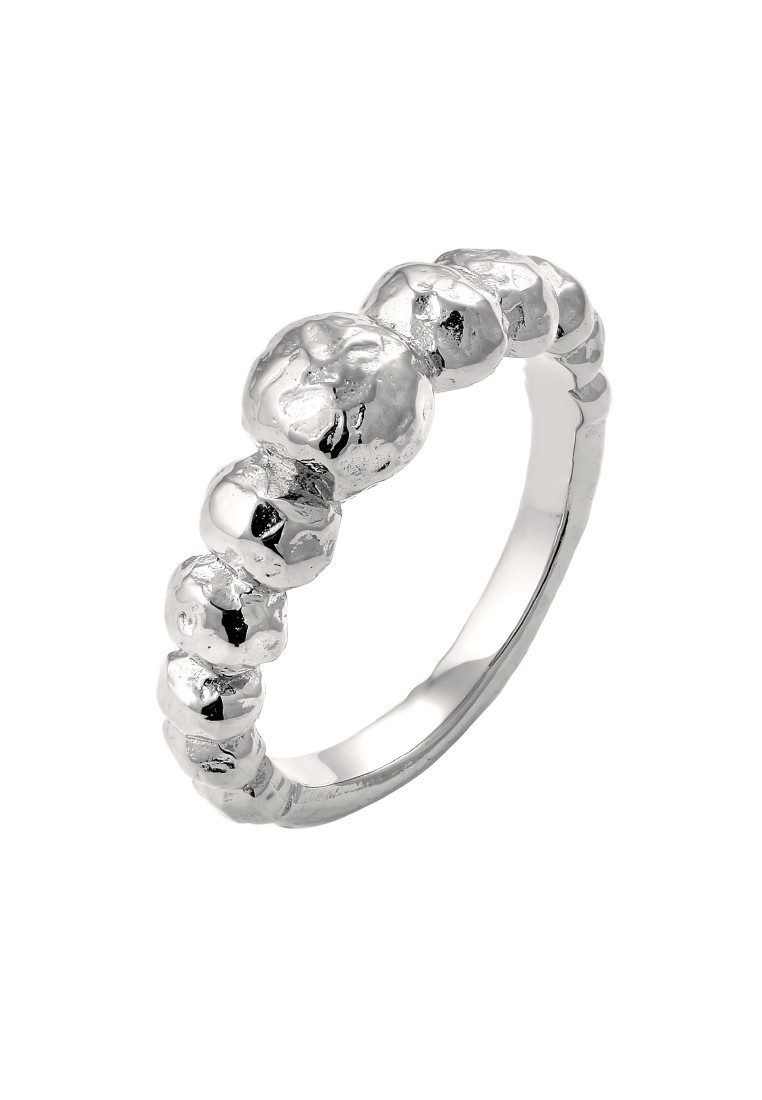 Haze & Glory Cincin Ring Perak 925 Wanita Bulat Vintage Mewah
