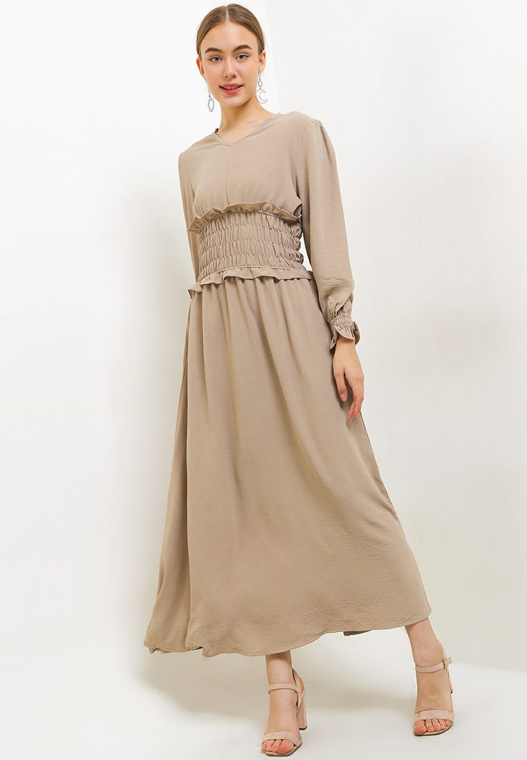HAZELNUT Tesla Dress