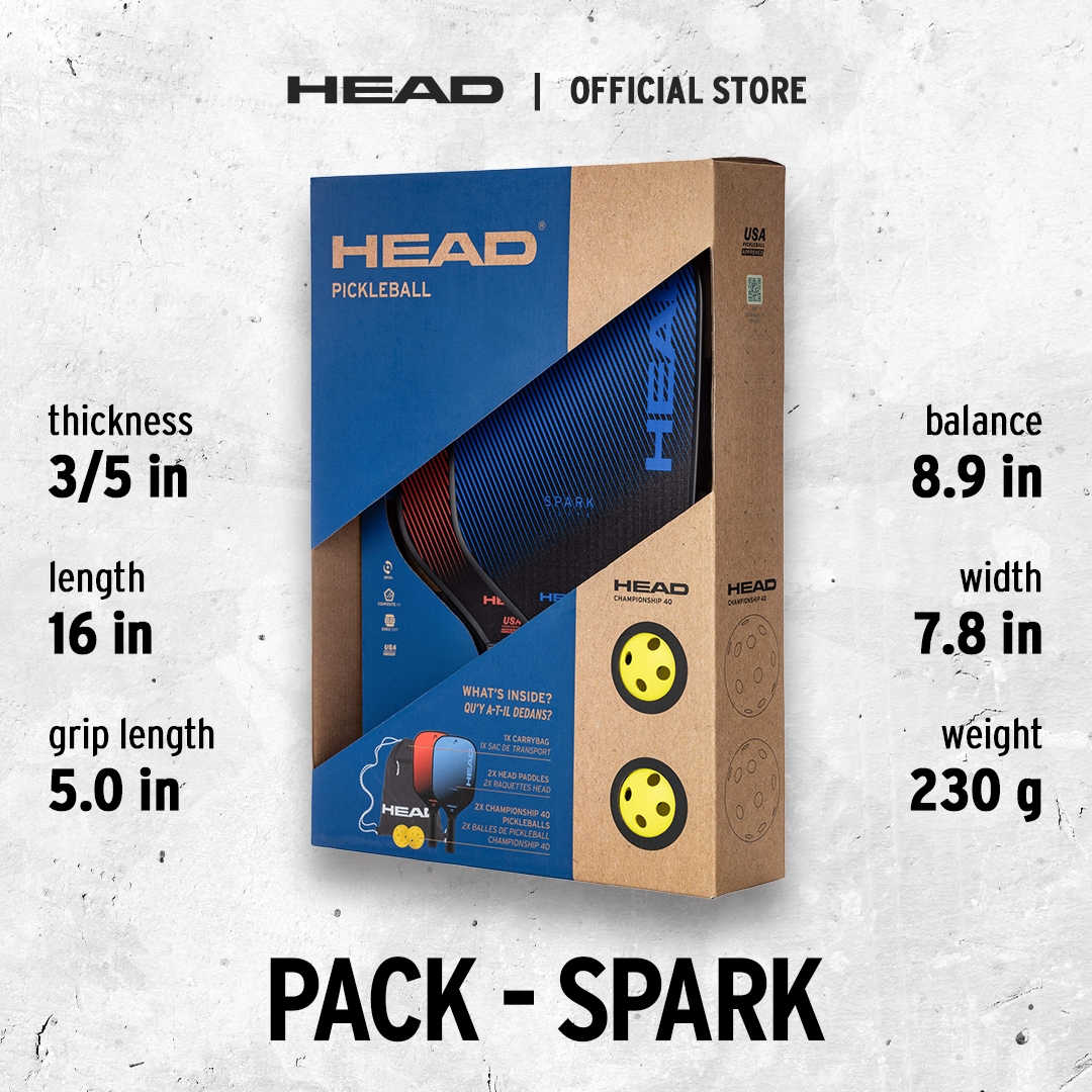 HEAD Pickleball Pack Spark 200194 - Pickleball Set