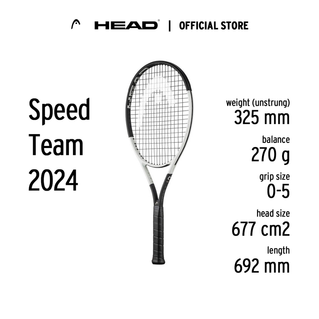 HEAD Tennis Racket Speed Team 2024 (270G) 236034 - Raket Tennis Tanpa Senar
