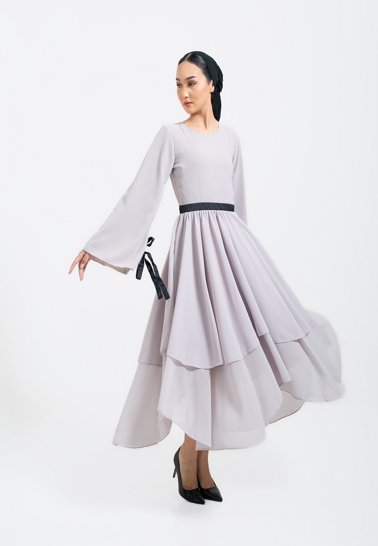 Heaven Sent Gantari Dress Light Grey