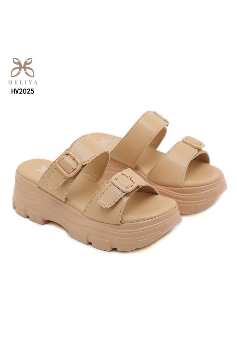 HELIVA ARIL Sandal Wedges Slip Sol Tebal 5.5cm HV2025