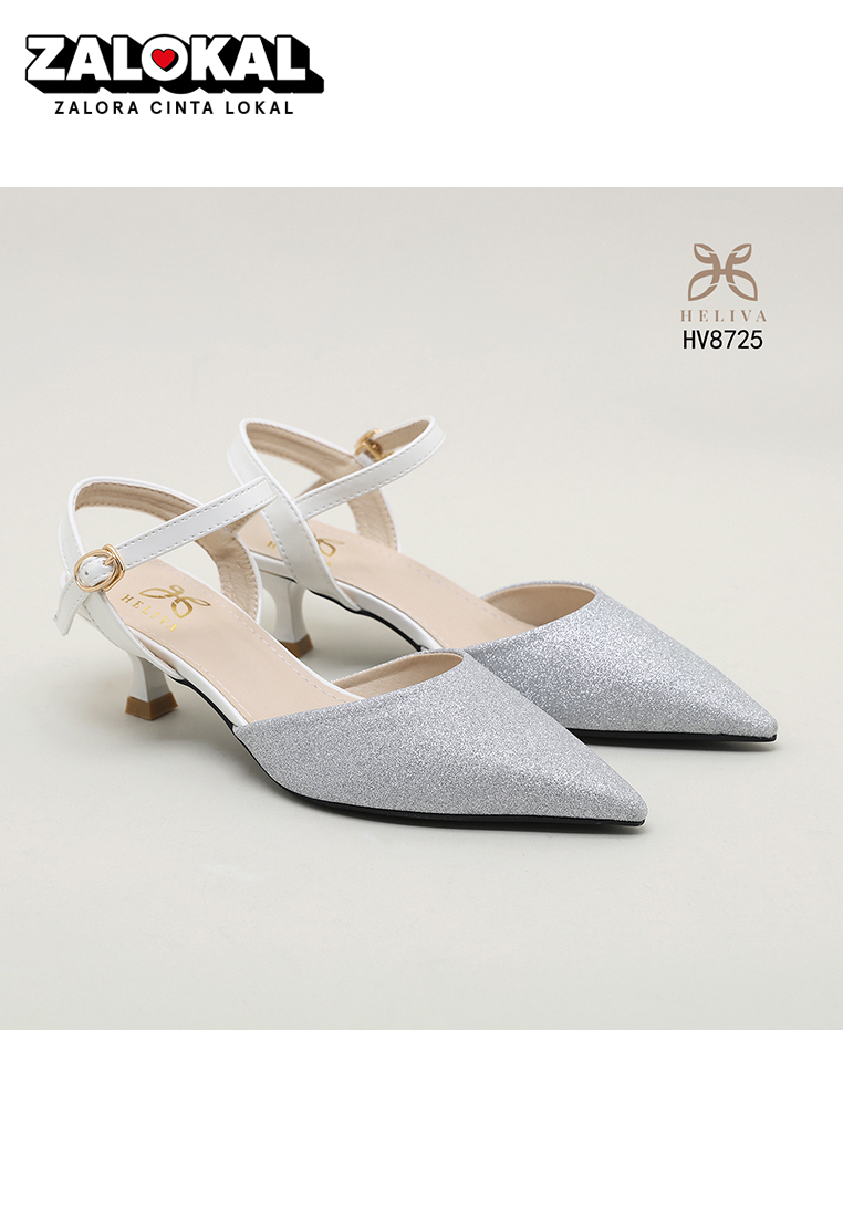 Heliva Lina Women Heels Party Glitter Sling Back
