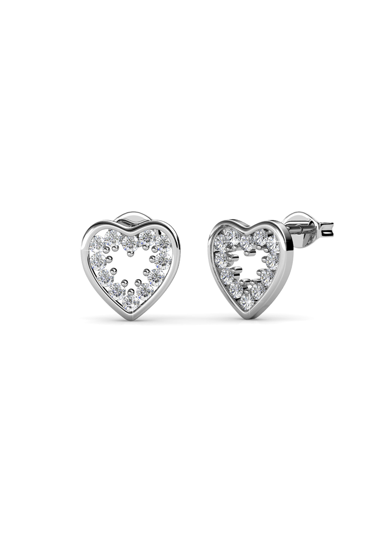 Her Jewellery Oh Love Earring - Anting Crystal by Her Jewellery