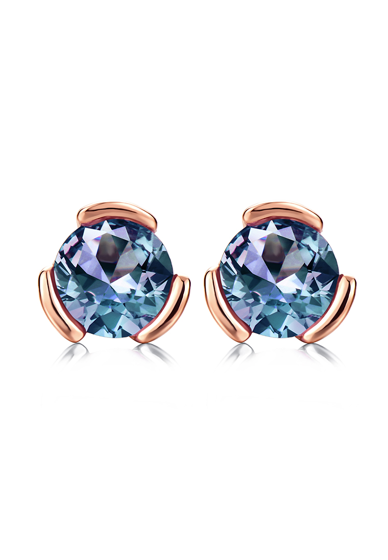 Her Jewellery [Alexandrite Collection] ILYA Alexandrite Earring RG - Anting Silver S925 by Her Jewel