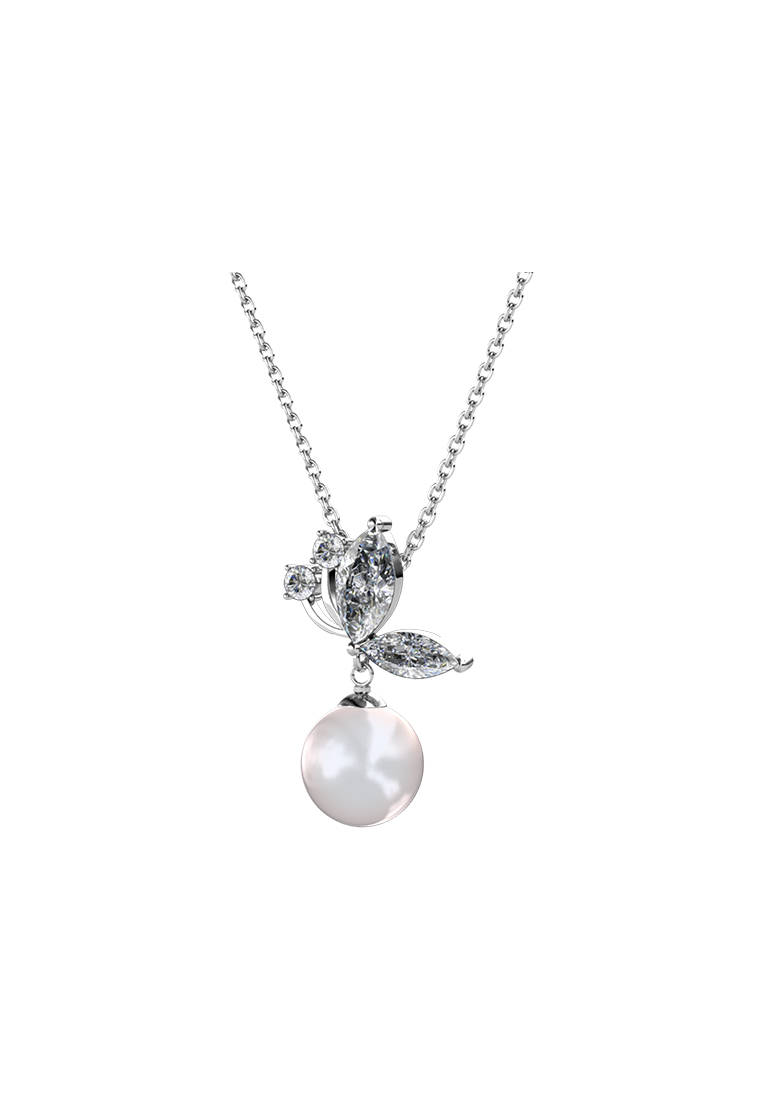 Her Jewellery Anie Pearl Pendant WG - Kalung Crystal by Her Jewellery