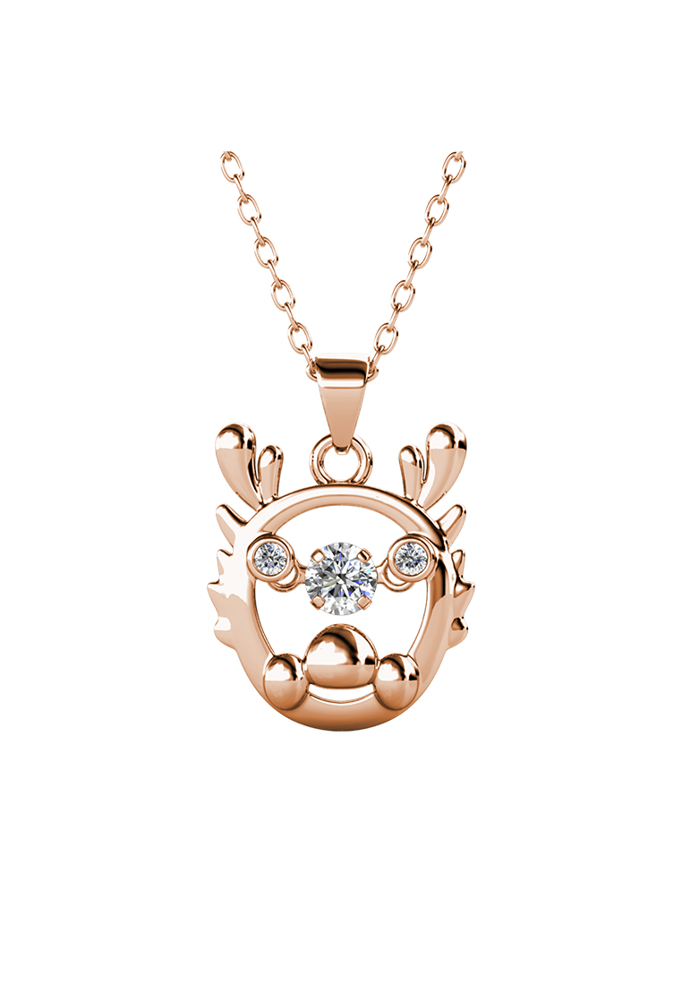 Her Jewellery Dancing Shio Pendant Dragon ( Naga ) RG - Kalung Crystal Swarovski by Her Jewellery