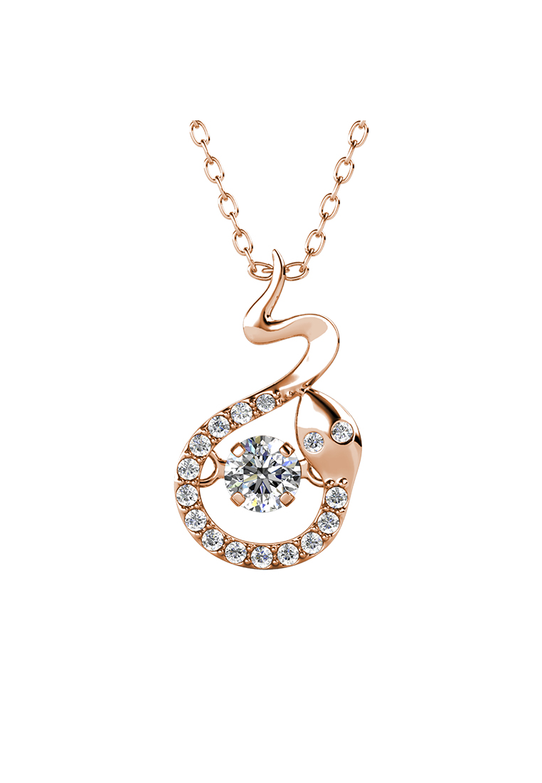 Her Jewellery Dancing Shio Pendant Snake ( Ular ) RG - Kalung Crystal Swarovski by Her Jewellery