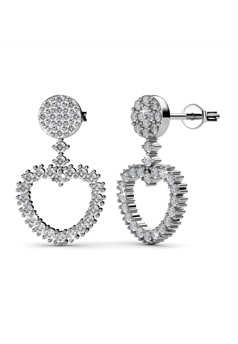 Her Jewellery Love Rey Earring - Anting Crystal by Her Jewellery