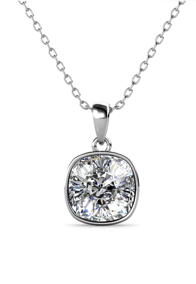 Her Jewellery Amethyst Pendant Crystal - Kalung Crystal Swarovski by Her Jewellery
