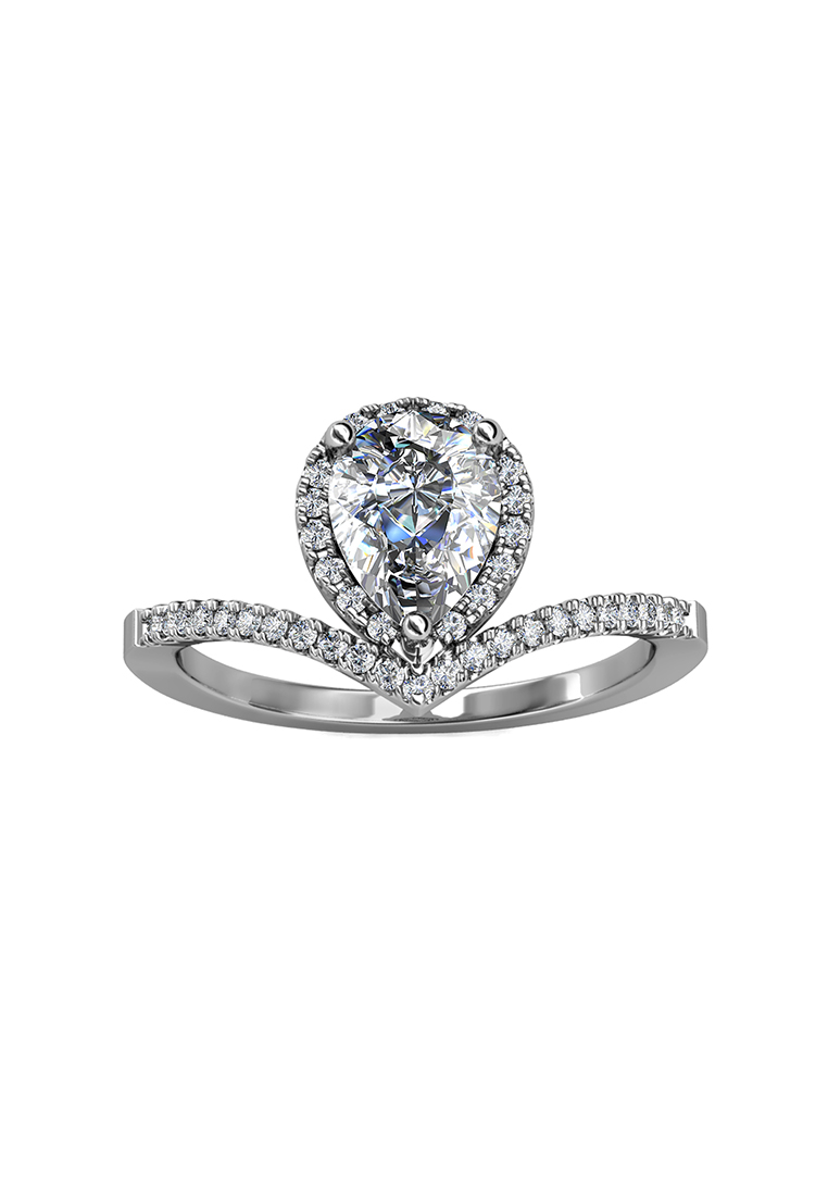 Her Jewellery Cressida Ring s925 - Cincin Crystal by Her Jewellery
