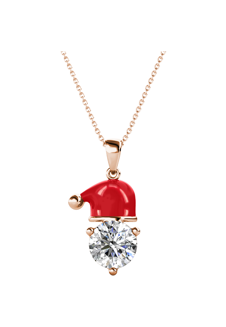 Her Jewellery X'mas Santa Pendant RG - Kalung Crystal by Her Jewellery