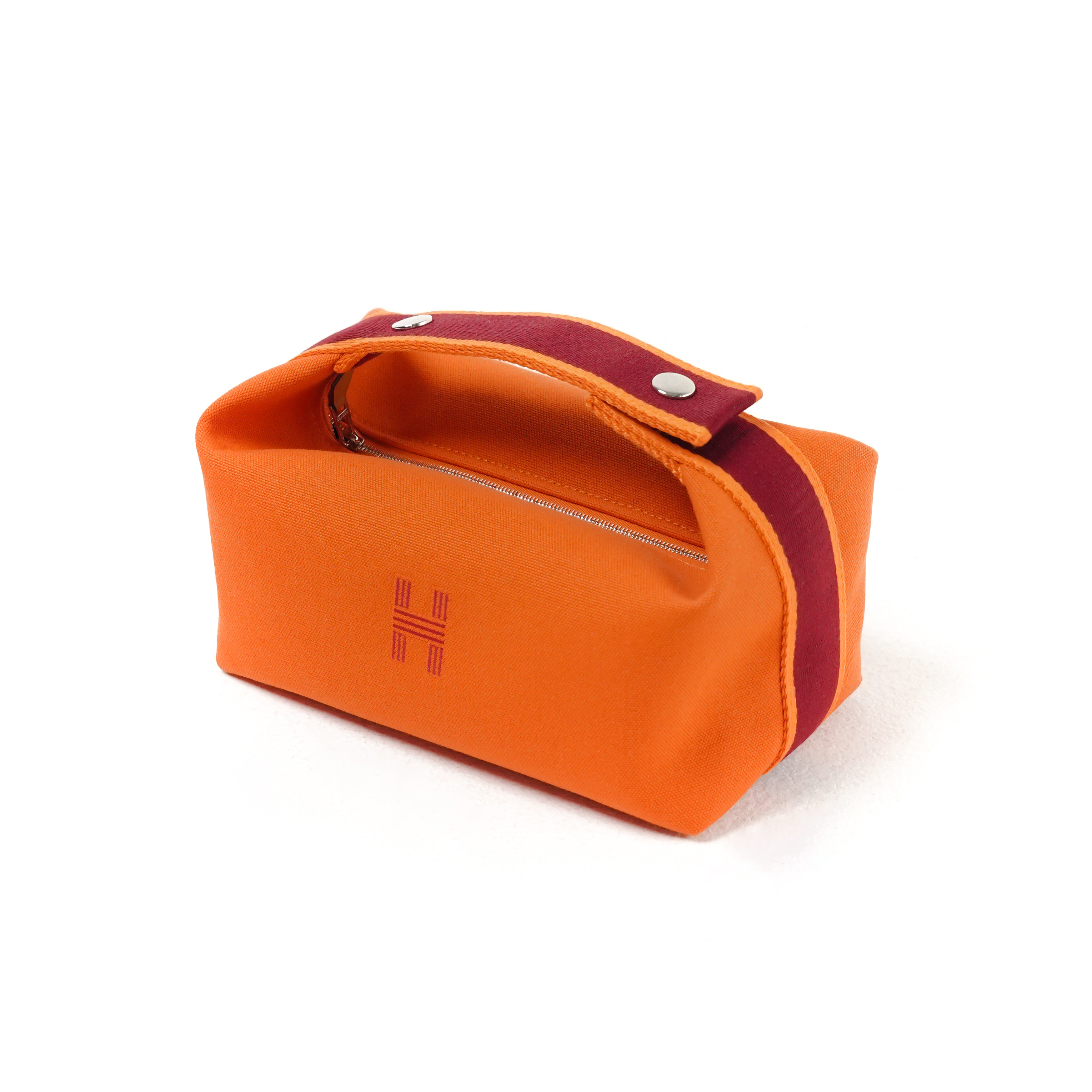 Hermès Tas HERMES BRIDE A BRAC PM ORANGE TOP HANDLE BAG 100% ORIGINAL