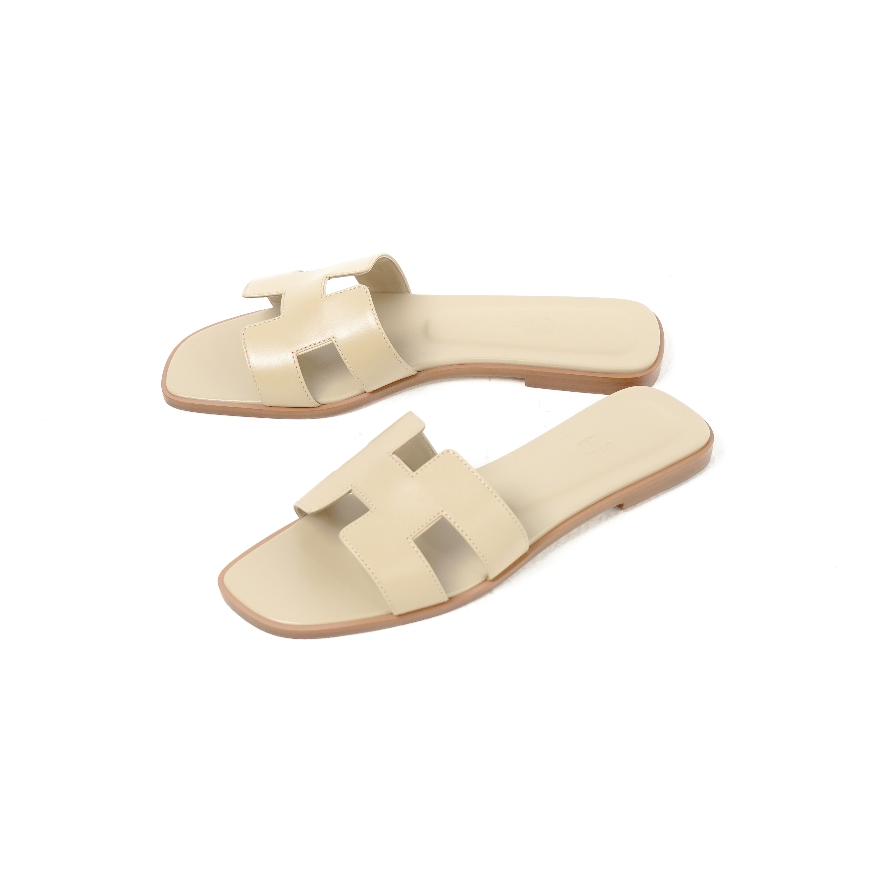 Hermès Sandal HERMES ORAN BEIGE SANDAL 100% ORIGINAL