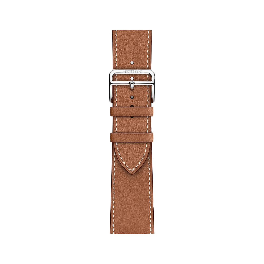 Hermès Band Apple Watch Single Tour 41 mm Deployment Buckle Gold Swift Calfskin
