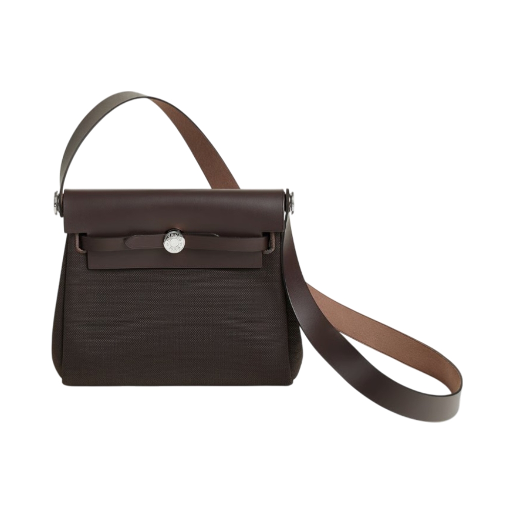 Hermès Herbag Zip 20 Ebene/ Ebene / Militaire / Vache Hunter Phw G