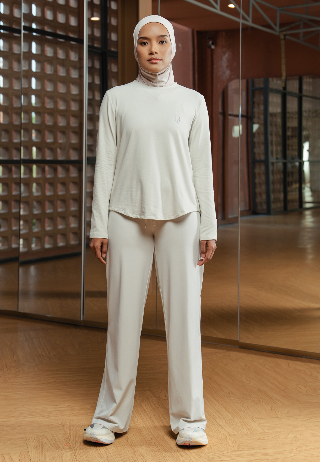 HijabChic Athlea Pants - Almond