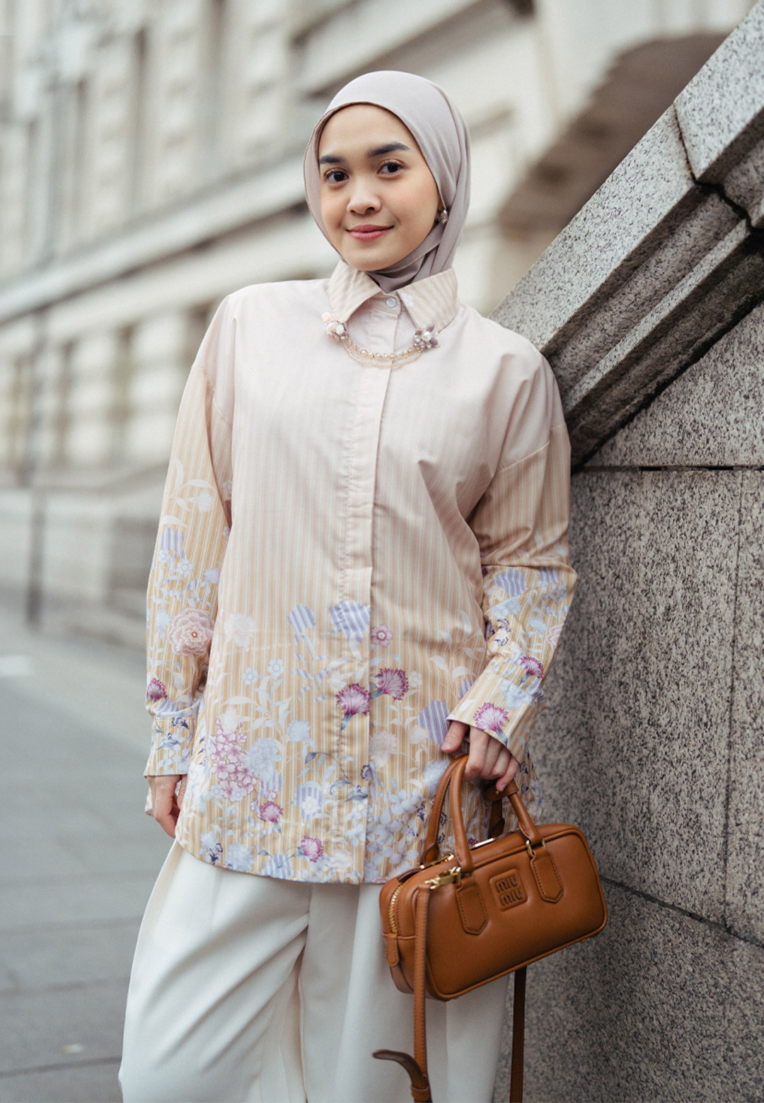 HijabChic x Haidee & Orlin - Coldia Top Butter