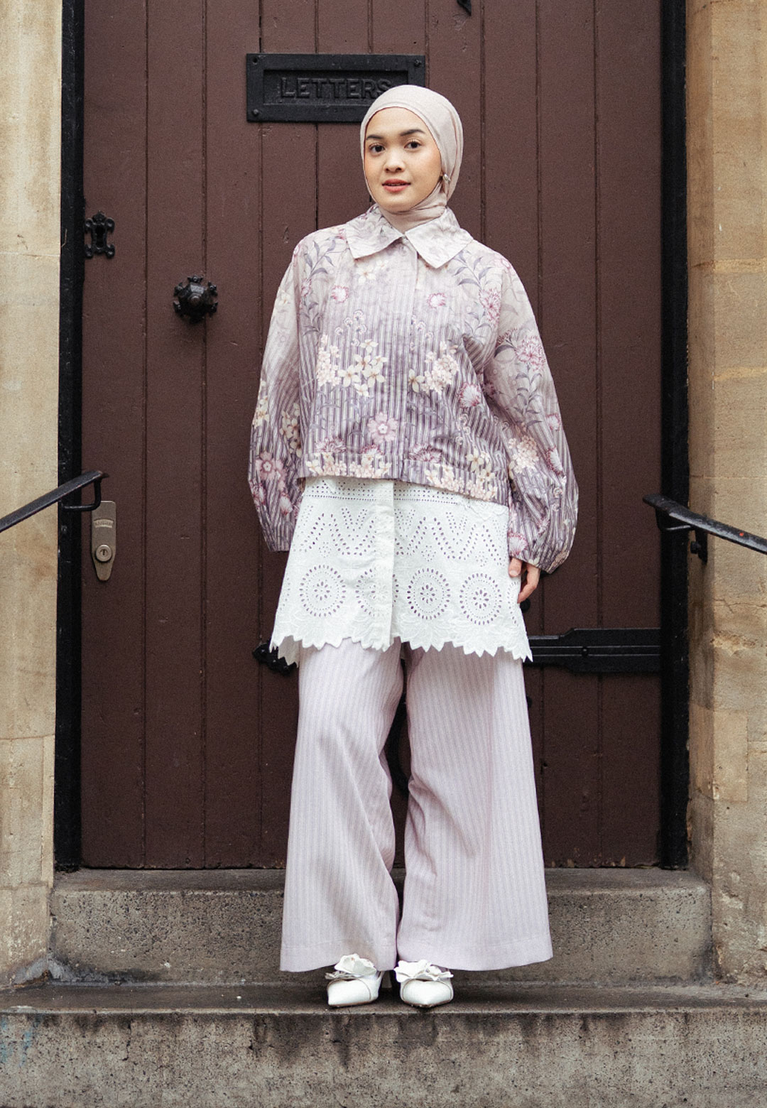 HijabChic x Haidee & Orlin - Calla Pants Violet Ash