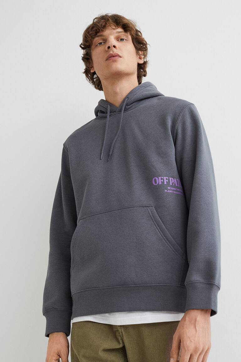 grey hoodie