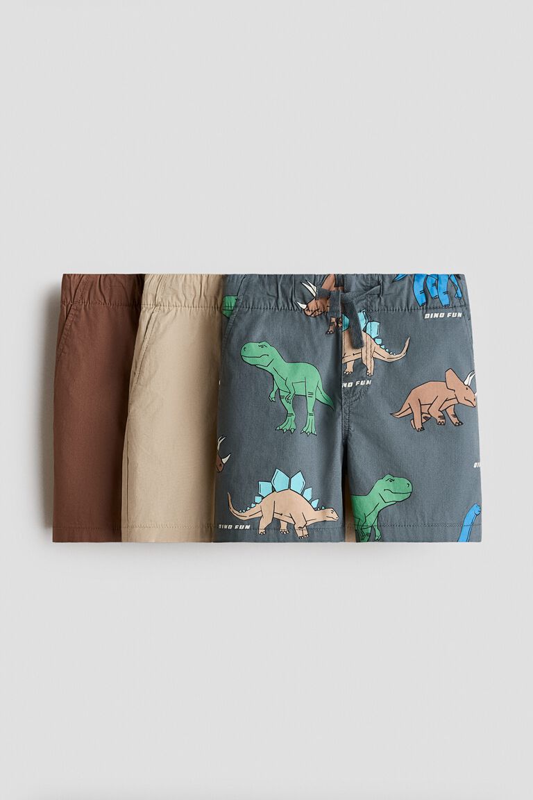 H&M 3-pack shorts