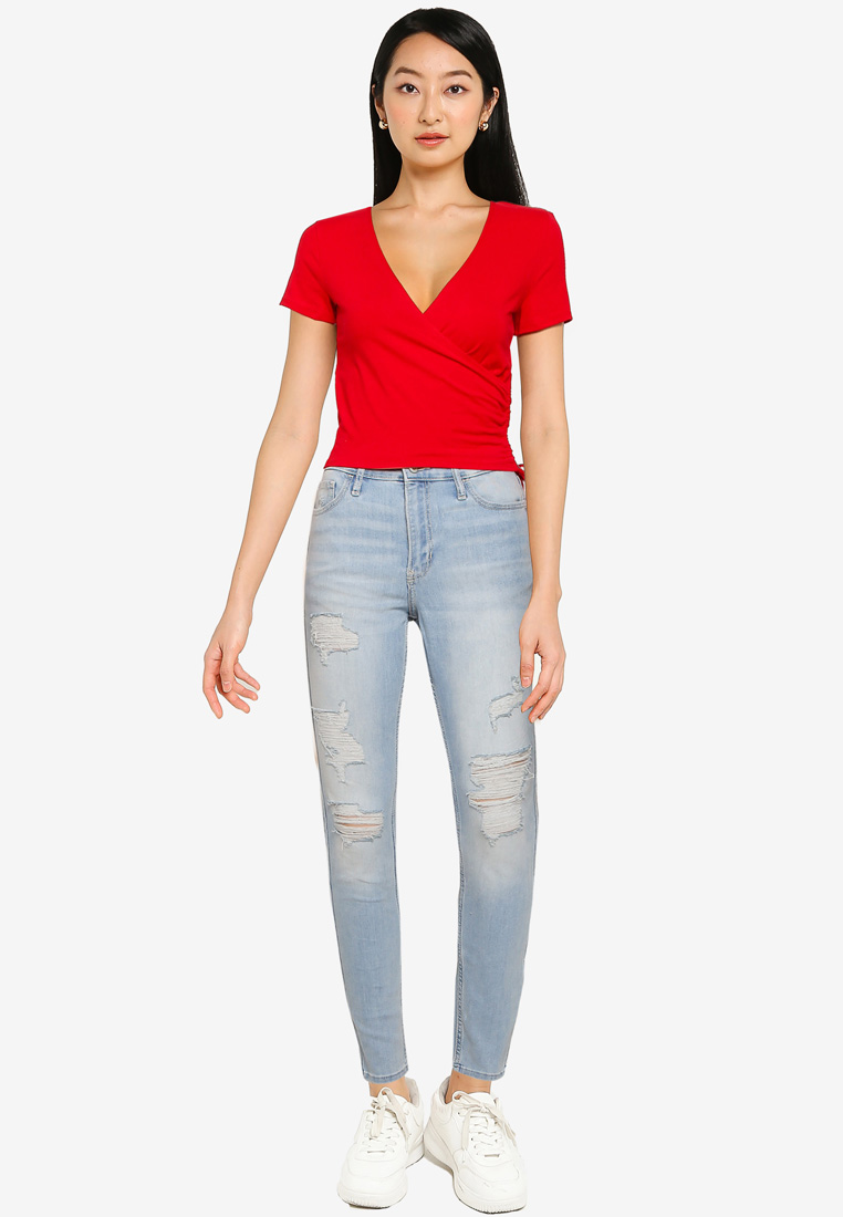Jual Blouse Hollister Wanita Original 