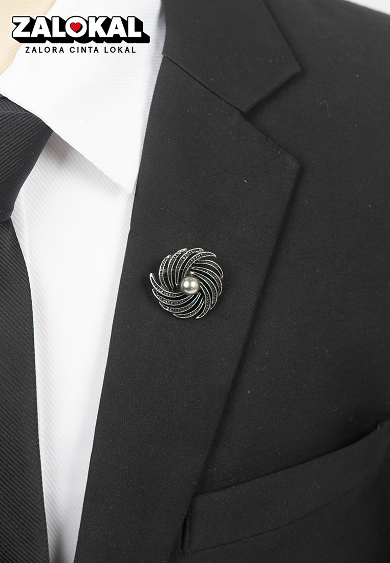 House of Cuff Houseofcuff lapel pin brooch bros untuk jas TUSUK SILVER A30