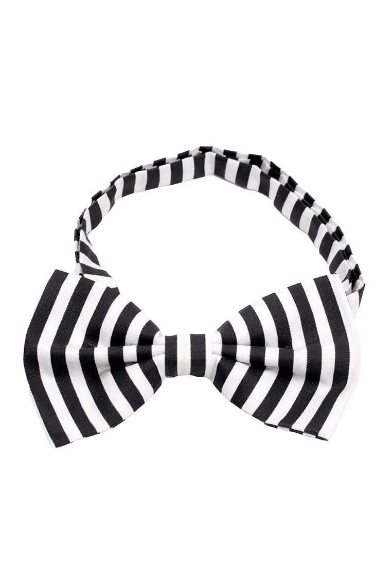 House of Cuff Dasi Kupu Bowtie Salur Hitam A20