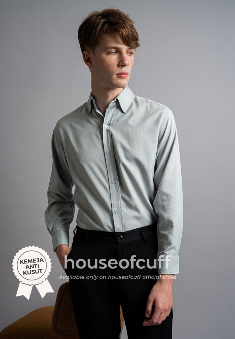 House of Cuff Houseofcuff Kemeja Kerja Formal Pria Model French Cuff / Double Cuff Dengan Cufflinks