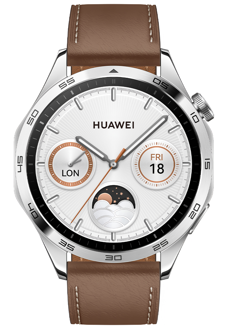 Huawei Watch GT 4 Smartwatch - Jam Tangan Pintar Pria - Professional Health - 4.6 cm - Leather Strap