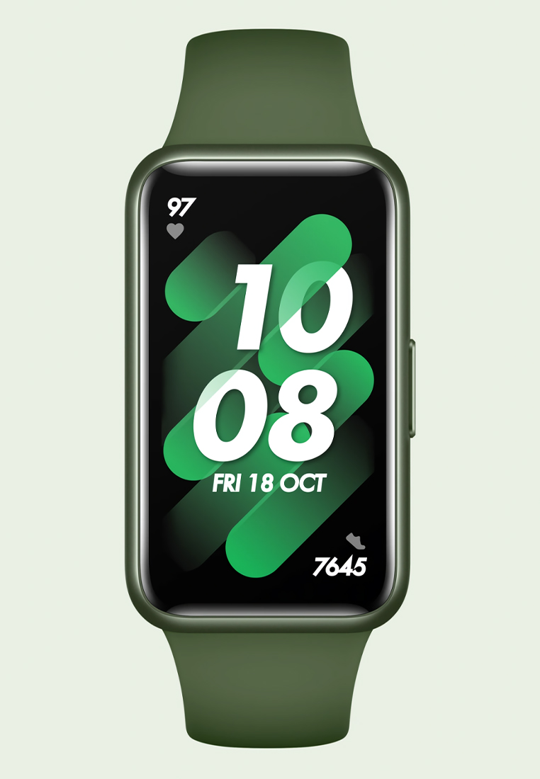 Huawei Watch HUAWEI Band 7 Smartband - Ultra Thin Design - 2 Week Battery Life - Wilderness Green
