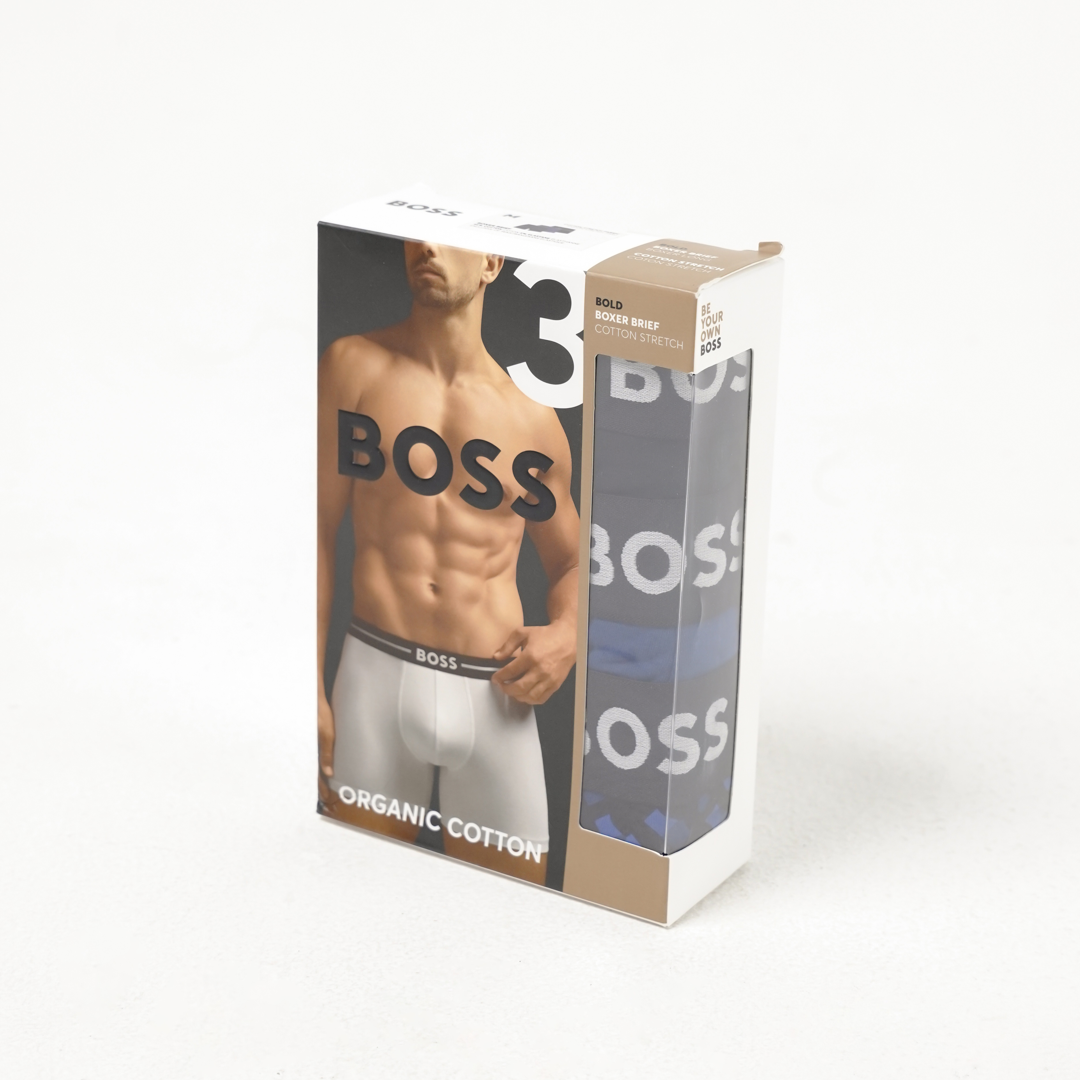 Hugo Boss Celana HUGO BOSS 3 IN 1 TRICOLOR BOXER BRIEF UNDERWEAR SET 100% ORIGINAL