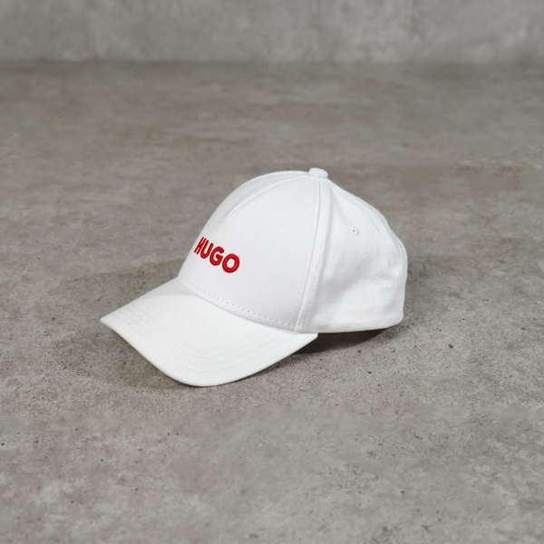 Hugo Boss Topi HUGO BOSS HUGO TEXT RED WHITE CAP - 100% ORIGINAL OS ADJST