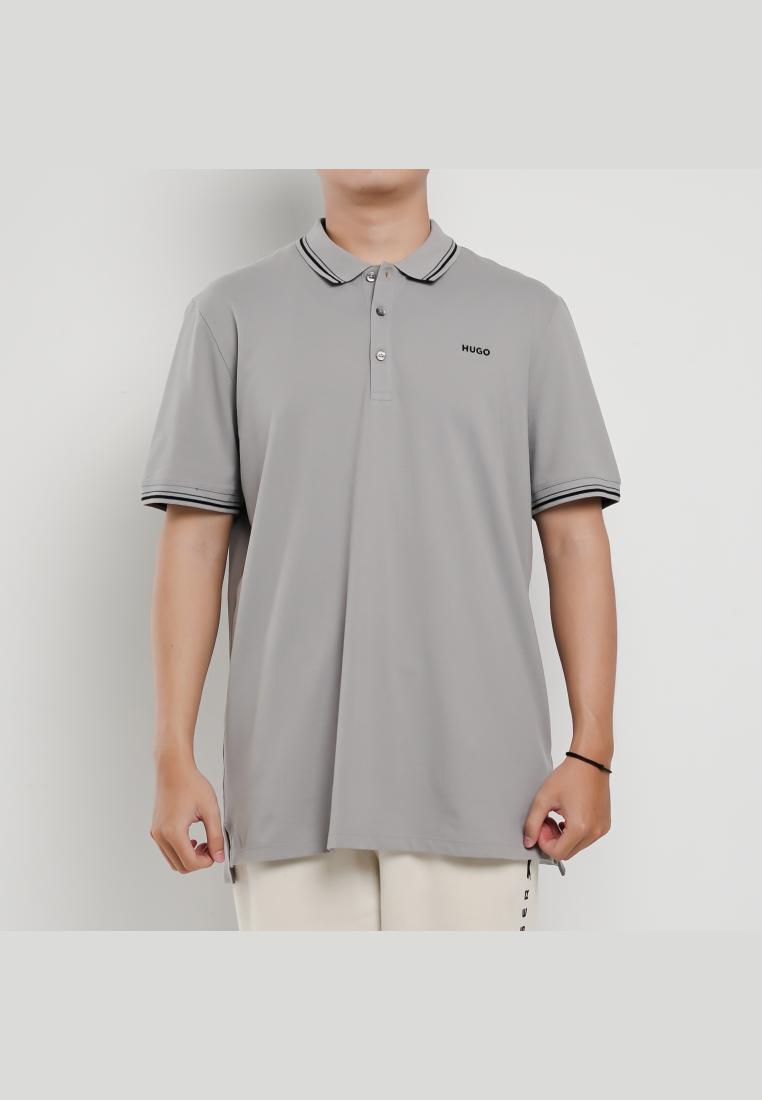 Hugo Boss Polo HUGO BOSS HUGO DINOSO BLACK GREY POLO 100% ORIGINAL